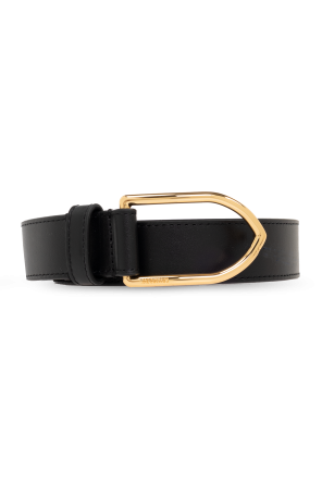 R*）様 theredthread S logo belt tops Amazon.com: Three Row Pyramid Studded Genuine Leather Belt